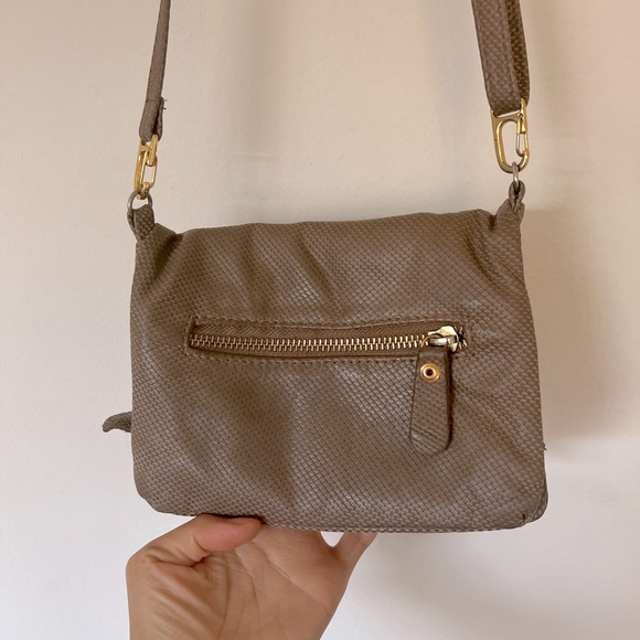 Super Cute Mini Taupe/Brown Bag - Picture 4 of 6
